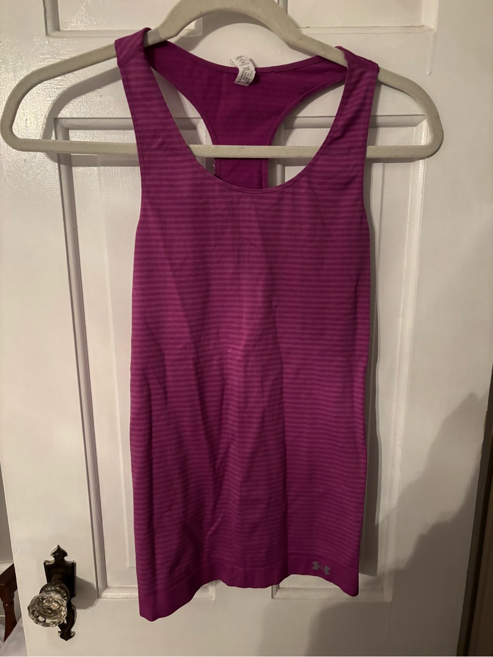 Under Armour Heat Gear Women's Purple Racerback Tank Top